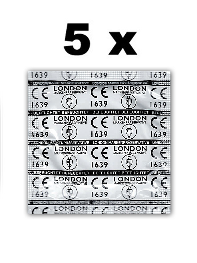 5 x London condoms