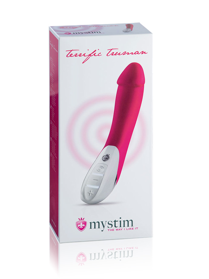 Mystim Terrific Truman Vibrator - naughty pink