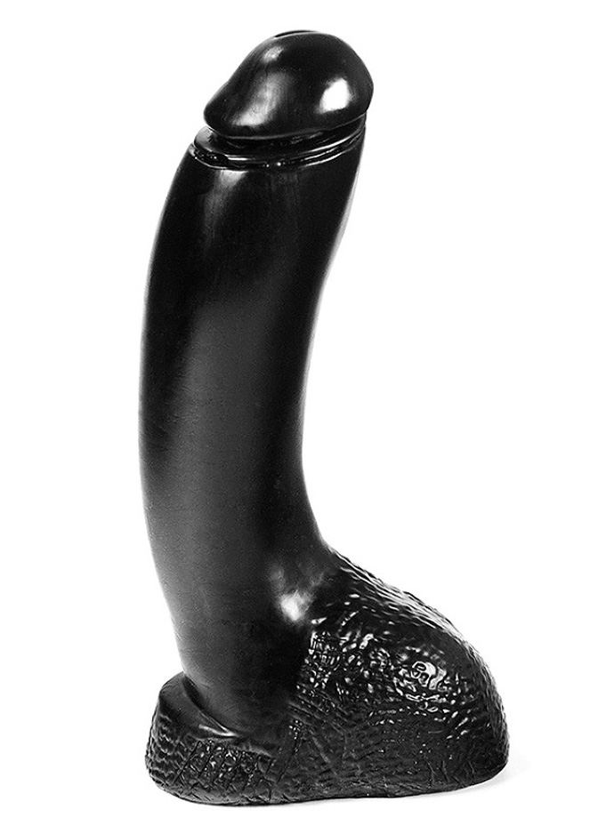 Dark Crystal Black Medium Dildo DC12