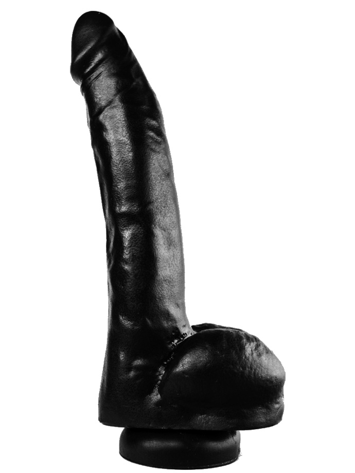 Dark Crystal Black Medium Dildo DC45