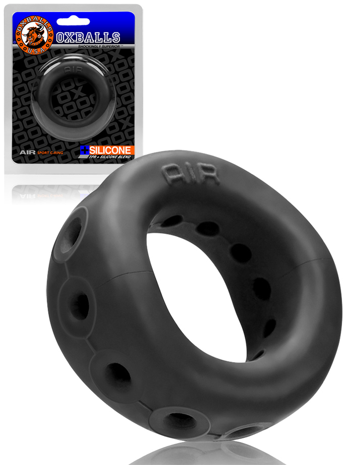 Oxballs Air-Hole Cockring - Black