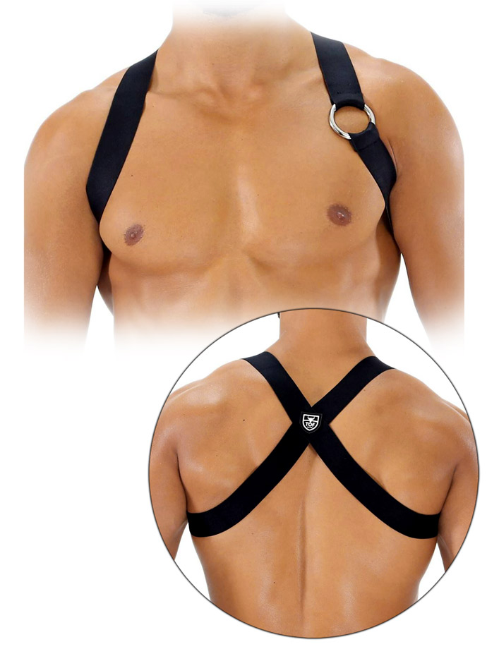 Party Boy Elastic Harness - Schwarz