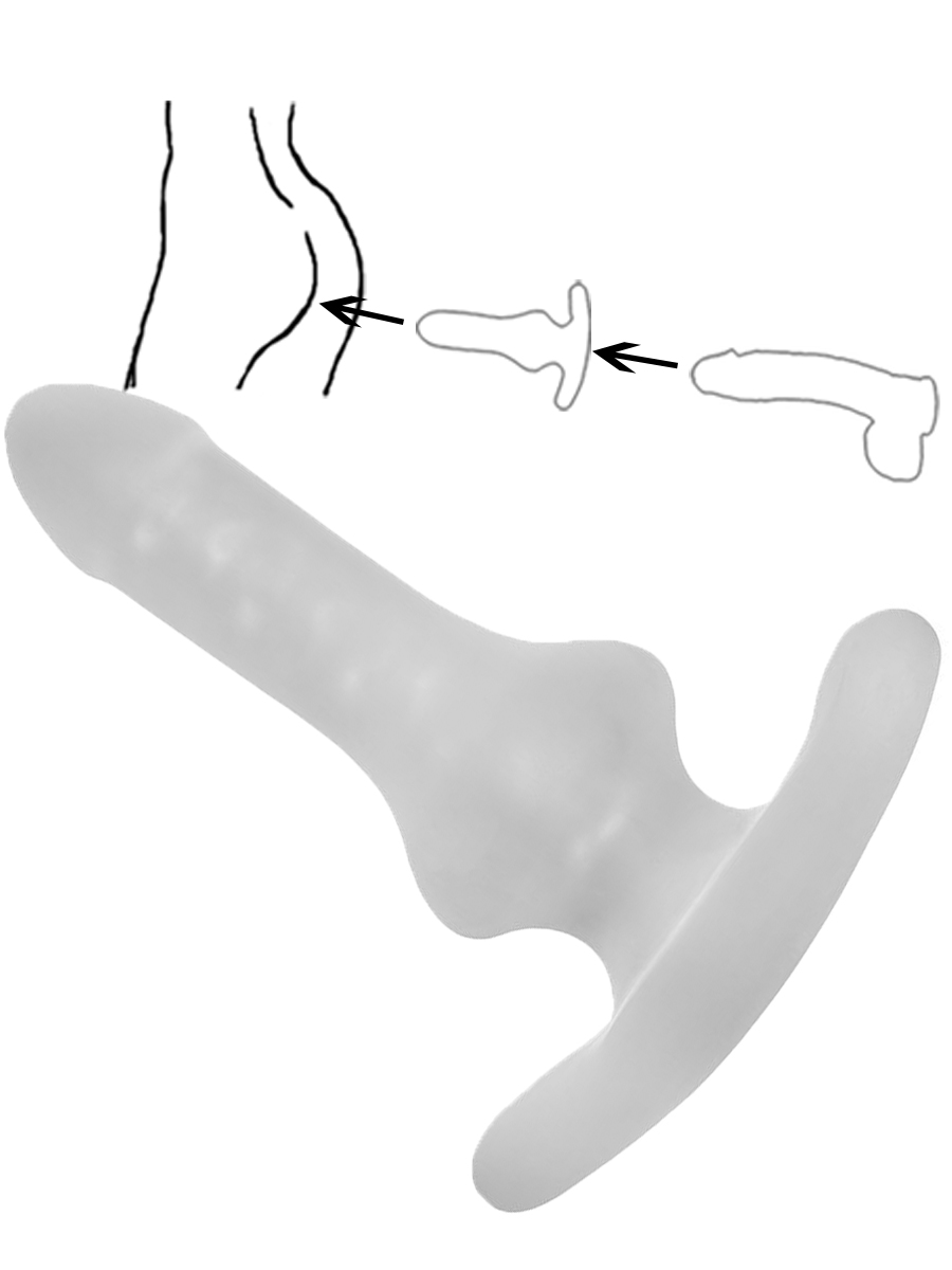 Hump Gear - Penetrierbarer Analplug - clear