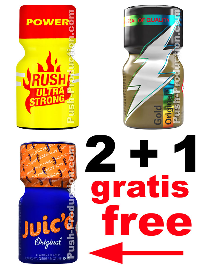 2 + 1 POPPERS PACK