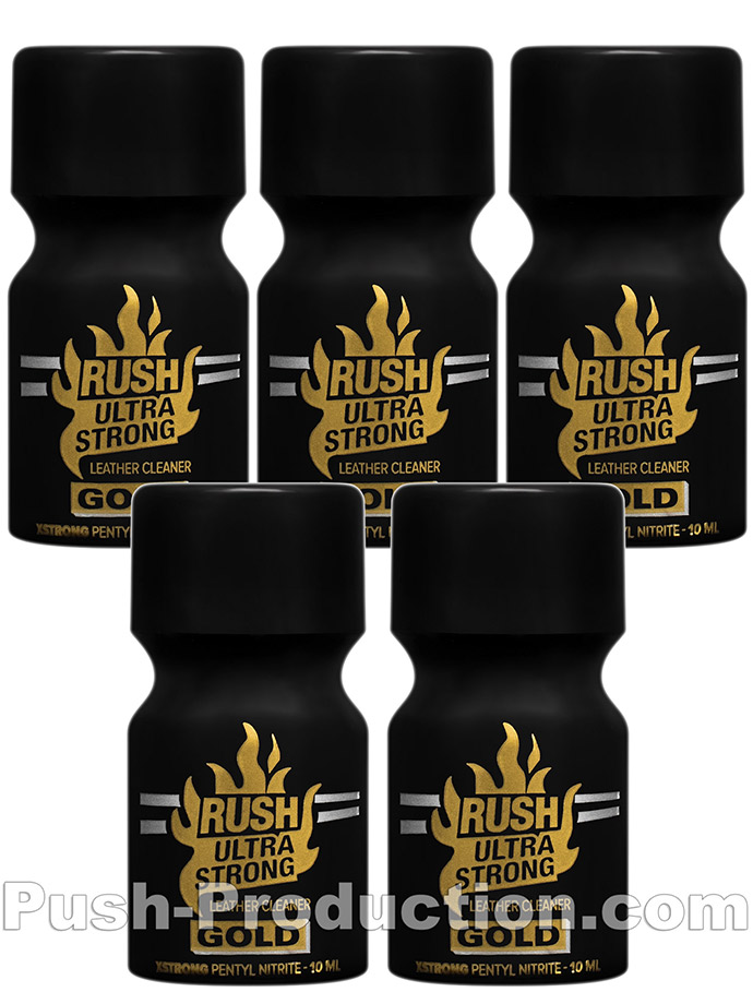 5 x RUSH ULTRA STRONG GOLD LABEL small - PACK