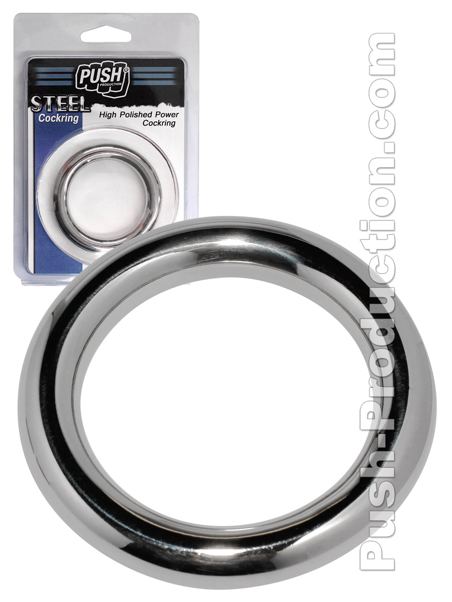 Push Steel - High Polished Power Cockring - 10mm