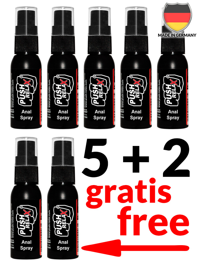 5 + 2 Push Relax Anal Spray Pack