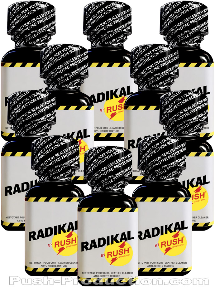 10 x RADIKAL RUSH big square bottle - PACK