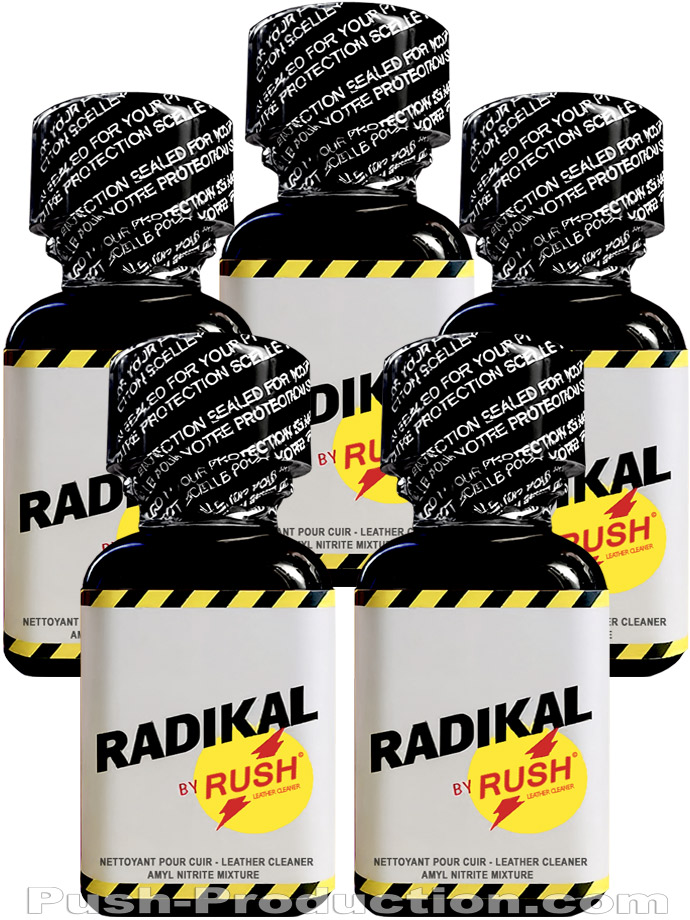 5 x RADIKAL RUSH big square bottle - PACK