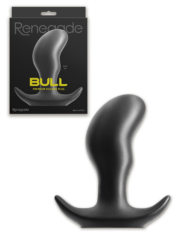 Renegade Bull - Premium Silicone Anal Plug Small