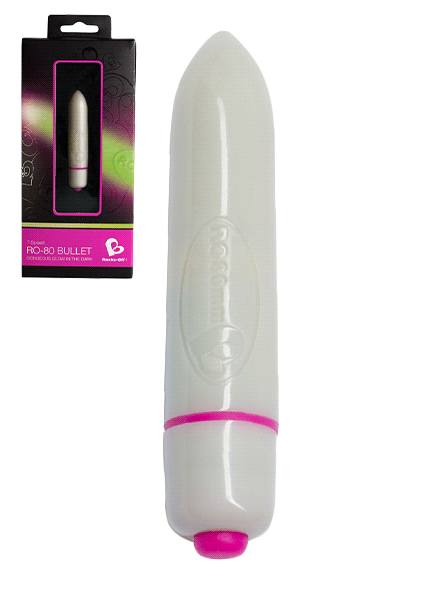 7 Speed RO-80MM Gorgeous Glow In The Dark Bullet Vibrator