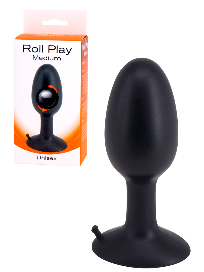 Roll Play Anal Plug Schwarz - Medium
