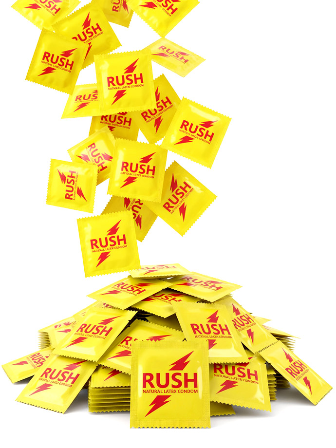 50 pieces of RUSH condoms