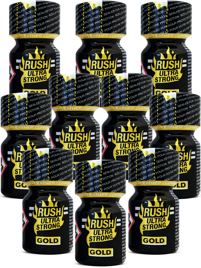 10 x RUSH ULTRA STRONG - GOLD LABEL small - PACK