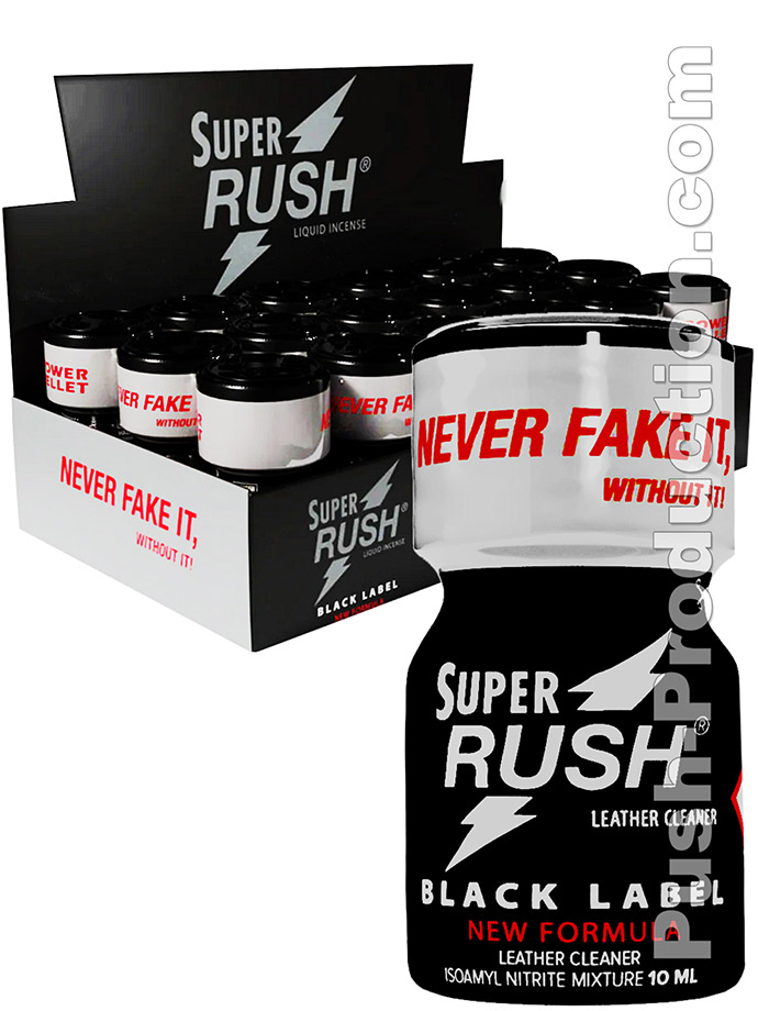 BOX SUPER RUSH BLACK small - 18 x