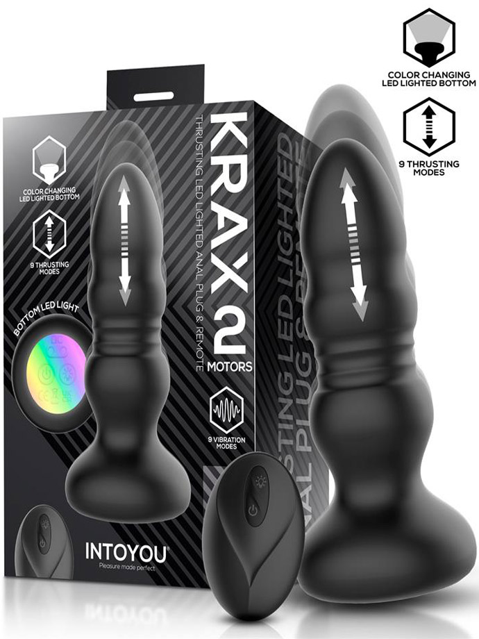 Krax - Thrusting Led Lighted Plug with Remote
