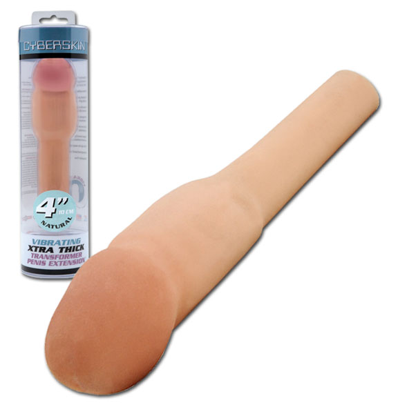 CyberSkin 4 inch Vibrating Penis Vergrerer