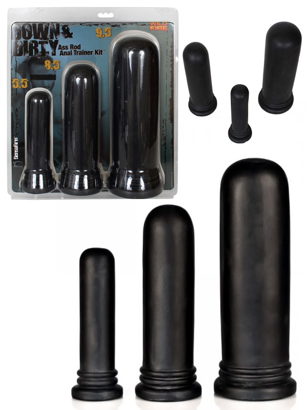 Wildfire Down & Dirty Ass Rod Anal Trainer Kit