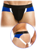 Multi C-Through Jockstrap - Blau