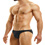 Pied De Poule Low Cut Brief - Schwarz