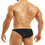Pied De Poule Low Cut Brief - Schwarz