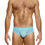 Striped Crochet Classic Brief - Light Blue