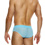 Striped Crochet Classic Brief - Light Blue