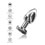 The Glider Vibrating Metall Buttplug Large