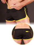 Gym Short - Schwarz/Gelb