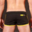 Gym Short - Schwarz/Gelb