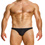 Purled Low Cut Brief - Black