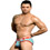 Love Pride Heart Mesh Brief