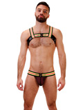 Harness Lifu - Schwarz/Neongelb/Pink