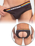 Backless Brief Pride - Black