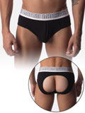 Modal Backless Brief Aoki - Schwarz
