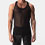 Mesh Tank Top Obak - black