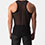 Mesh Tank Top Obak - black