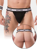 Suspender Bottom - Schwarz/Weiss