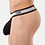 Suspender Top - Schwarz/Weiss