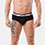 Backless Brief Bottom - black/white