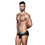 Diamond Mesh Brief Almost Naked - Black