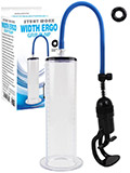 Penis Pumpe Extra Breit mit Ergo Grip und Cockring