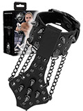 Skulls and Bones - Armband mit Spikes und Ketten