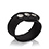 Silicone Tri-Snap Erection Ring - Schwarz