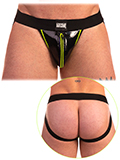 Zipper Jock Eduard - Schwarz/Neongrn