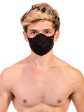 Stoffmaske mit Filter - Schwarz
