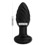 69 Ecstasy Spiral Mellow Plug Black