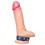 Hard Power Leder Penisring verstellbar - blau