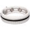 Hard Power Leather Penis Ring adjustable - white