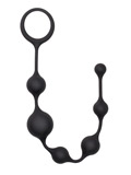 Silikon Anal Wave Beads - Schwarz